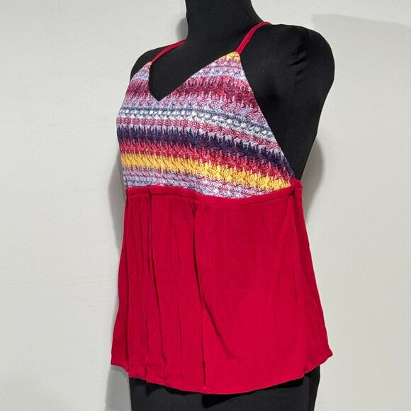 Y2K Style No Boundaries NoBo Empire Waist Tank Size Large (11-13)Spaghetti Strap - Picture 6 of 11